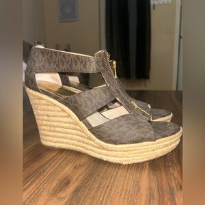 Michael Kors cork wedges. Women’s size 8.5. Authentic.